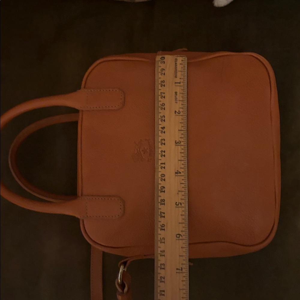 Il BISONTE Tan Leather crossbody handbag - Picture 8 of 9